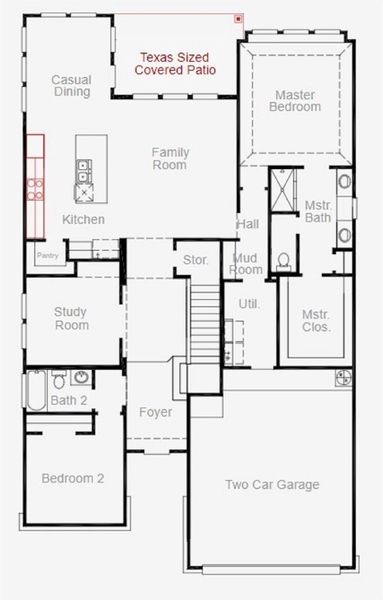 1st Floorplan - Representative Photo