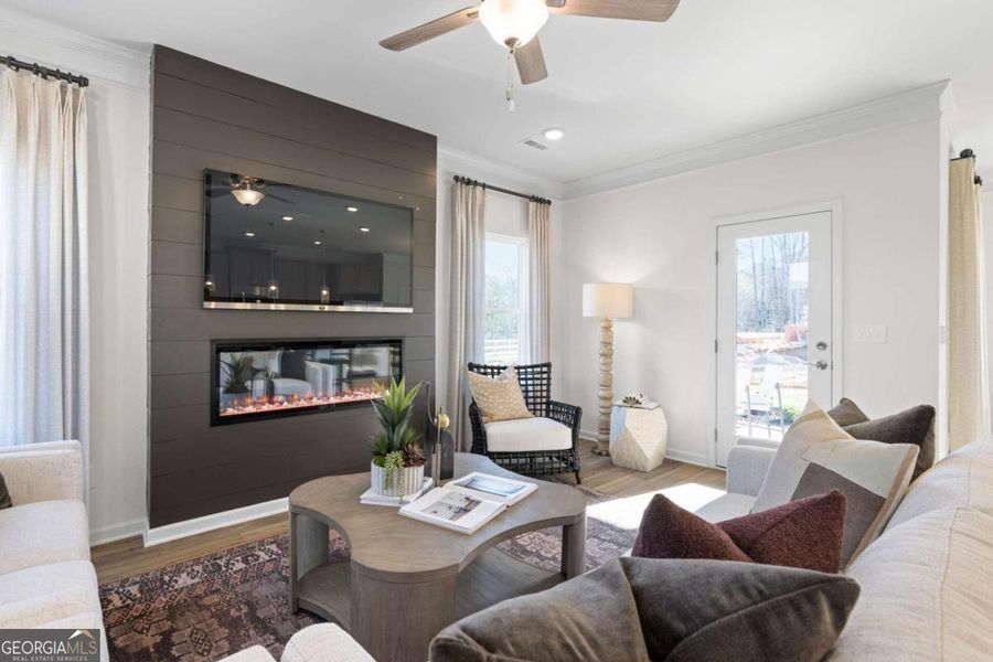 Furnished interior view inside a new home in Stonebridge North, Macon (Image 19).