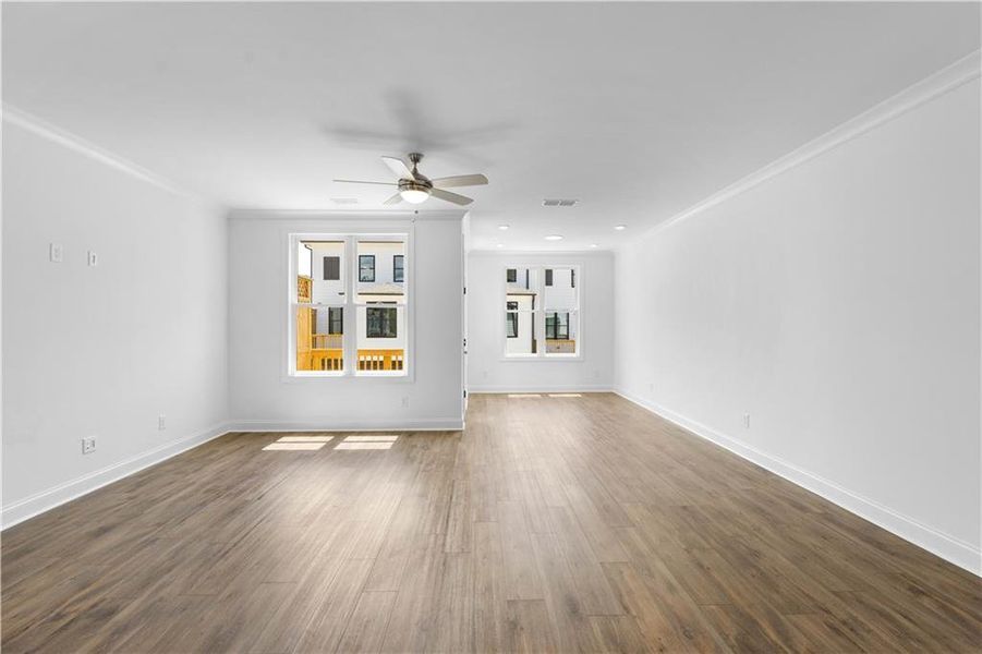 Spacious, unfurnished interior of a new home in Millcroft Townhomes, Buford (Image 46).