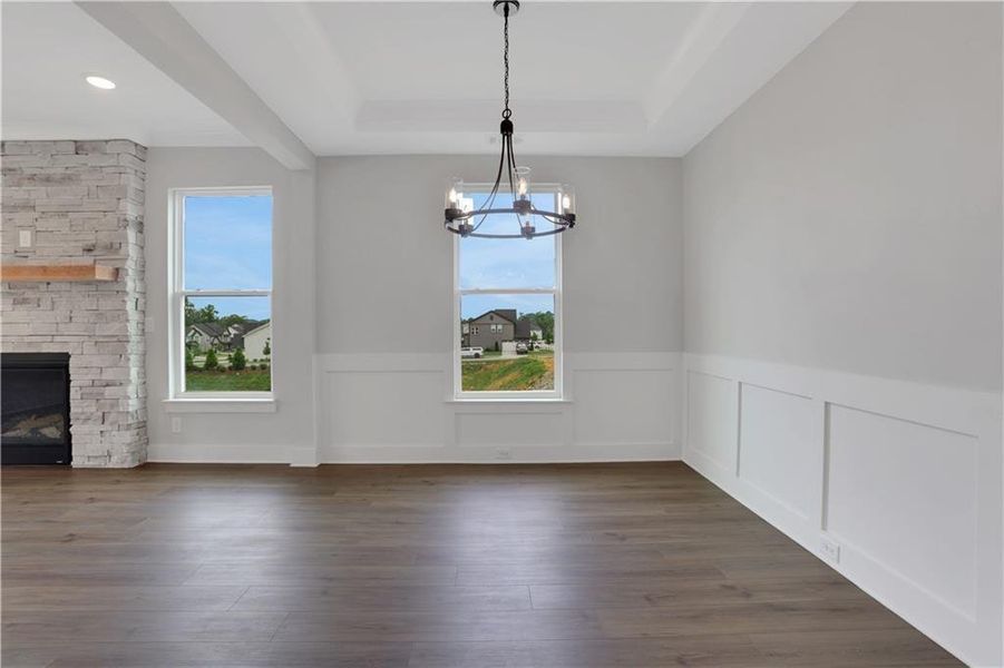 Furnished interior view inside a new home in Twin Lakes, Hoschton (Image 4). Furnished interior view inside a new home in Twin Lakes, Hoschton (Image 4).