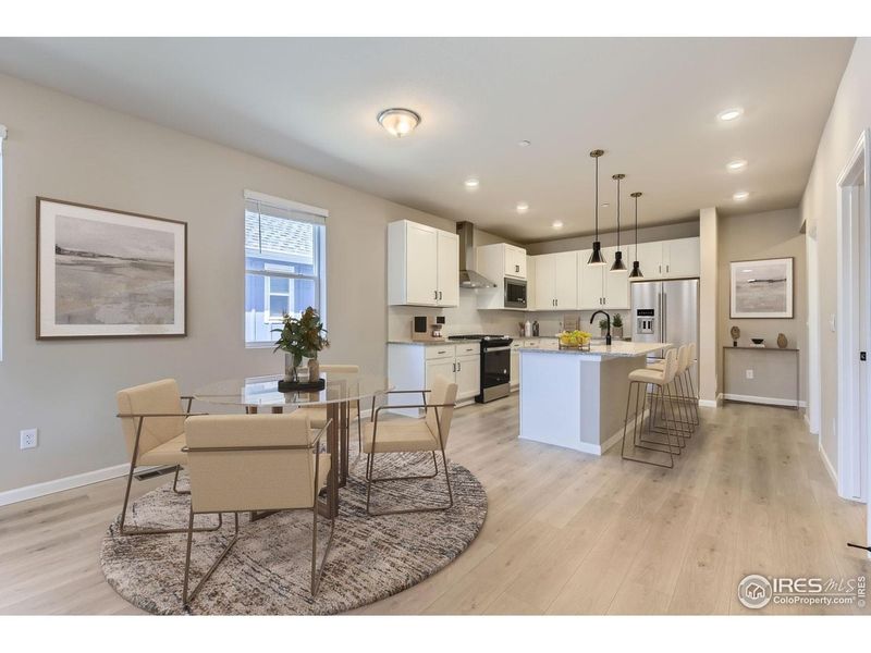 Furnished interior view inside a new home in Waterfield, Fort Collins (Image 8).