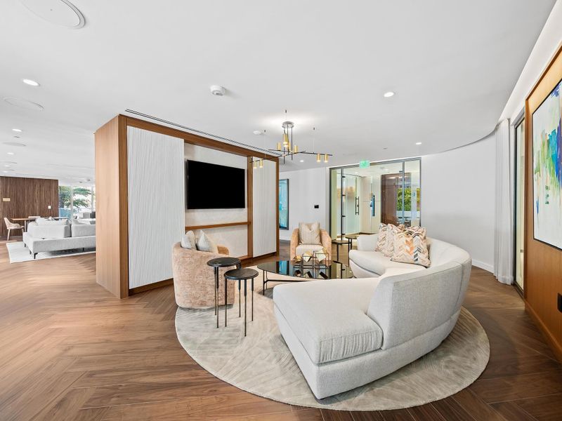 Furnished interior view inside a new home in Alina Residences, Boca Raton (Image 11).