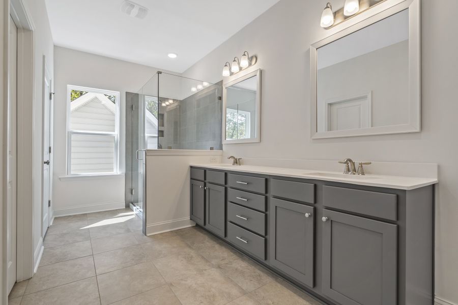 Representative furnished interior of a home built from the Adams by Center Park Homes in Central Estates, Summerville (Image 8).