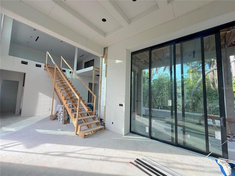 In-progress construction of a new home in , Sarasota, FL (Image 22).