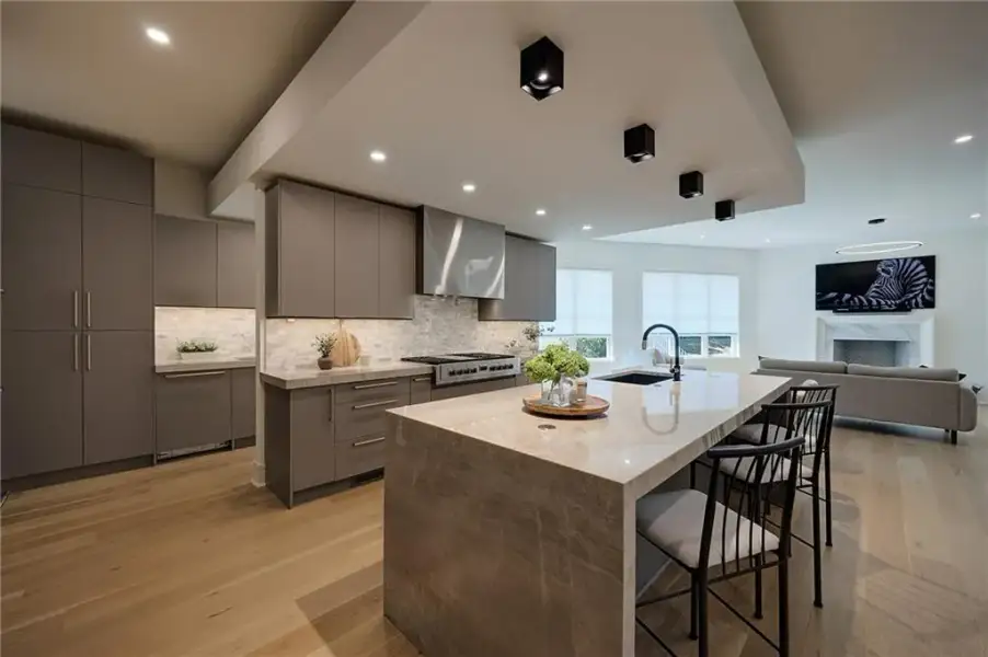 Furnished interior view inside a new home in , Sandy Springs (Image 47).