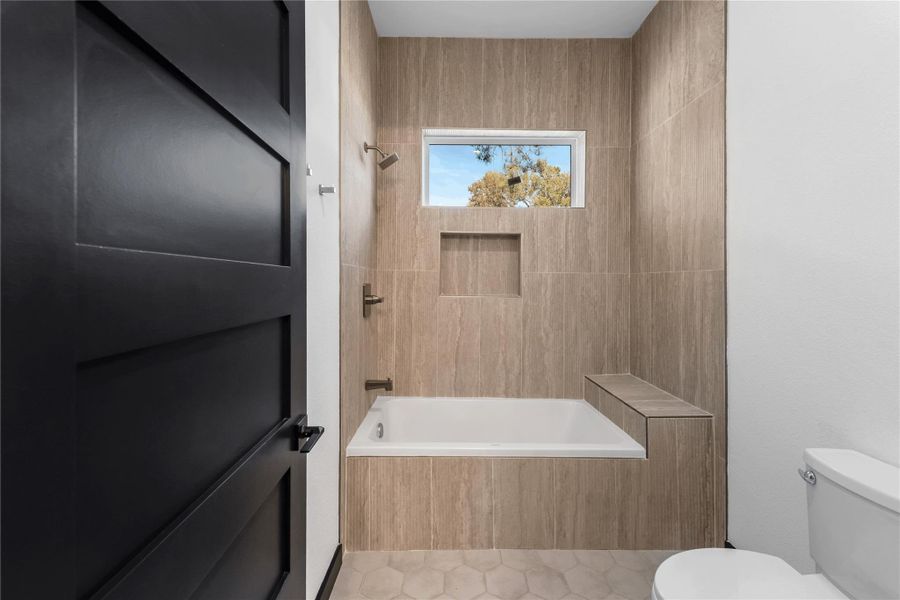 Furnished interior view inside a new home in , Willis (Image 8).