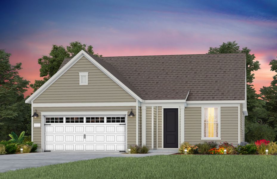 Representative exterior photo of a completed home built from the Mainstay by Del Webb in Del Webb at Chatham Park, Pittsboro, NC (Image 21).