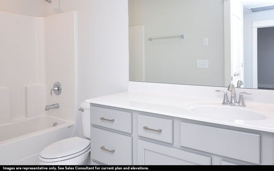 Furnished interior view inside a new home in McCain's Station, Gallatin (Image 10).