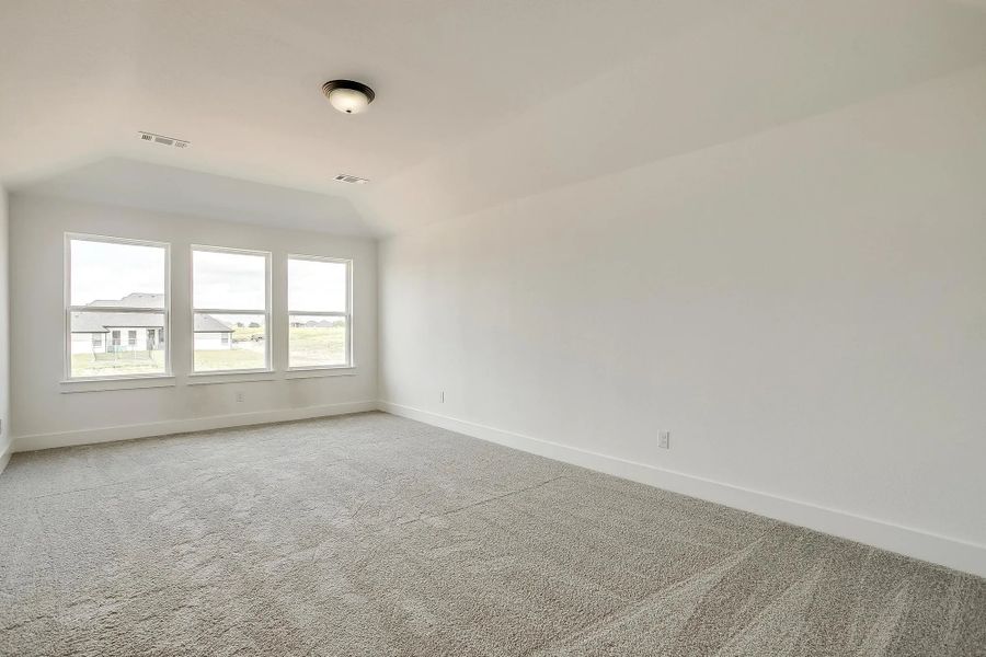 Representative unfurnished interior of a home built from the The Brazos by Elmwood Custom Homes in Matthews Farm, Venus (Image 21). Representative unfurnished interior of a home built from the The Brazos by Elmwood Custom Homes in Matthews Farm, Venus (Image 21).