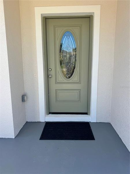 Exterior details and patio area of a home in , Dade City (Image 36).