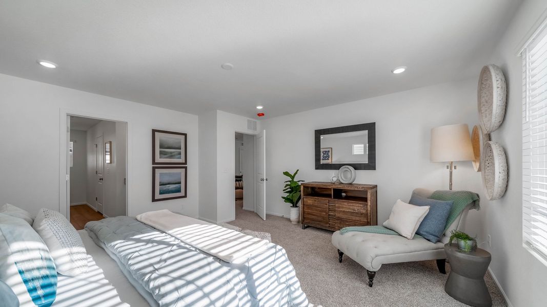 Furnished interior view inside a new home in Green Valley Ranch, Aurora (Image 37).
