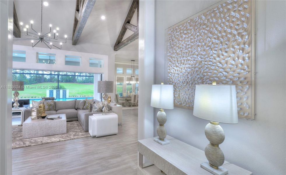 Furnished interior in a model home at Prestwick Estates in Ormond Beach (Image 23).
