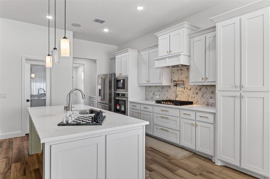 Furnished interior view inside a new home in , Little Elm (Image 5).