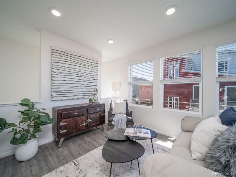 Furnished interior view inside a new home in Muegge Farms, Bennett (Image 8).
