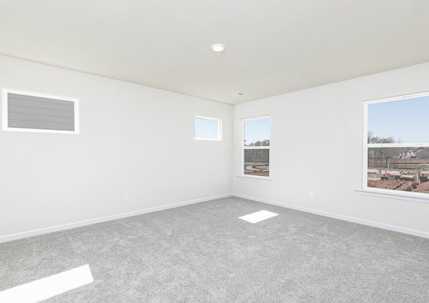 The master bedroom is the perfect place to unwind after a long day