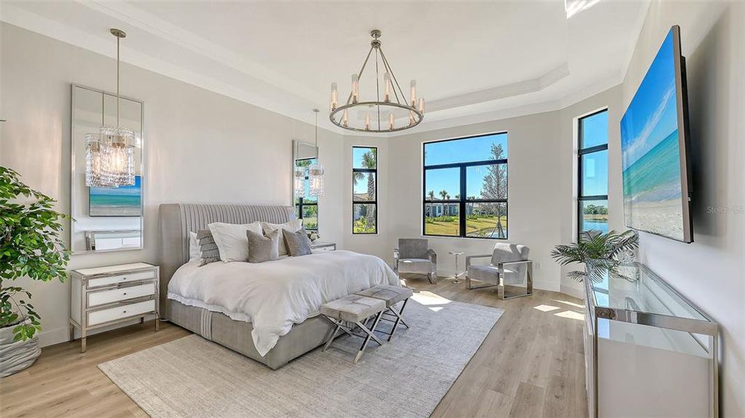 Furnished interior view inside a new home in , Sarasota (Image 8).