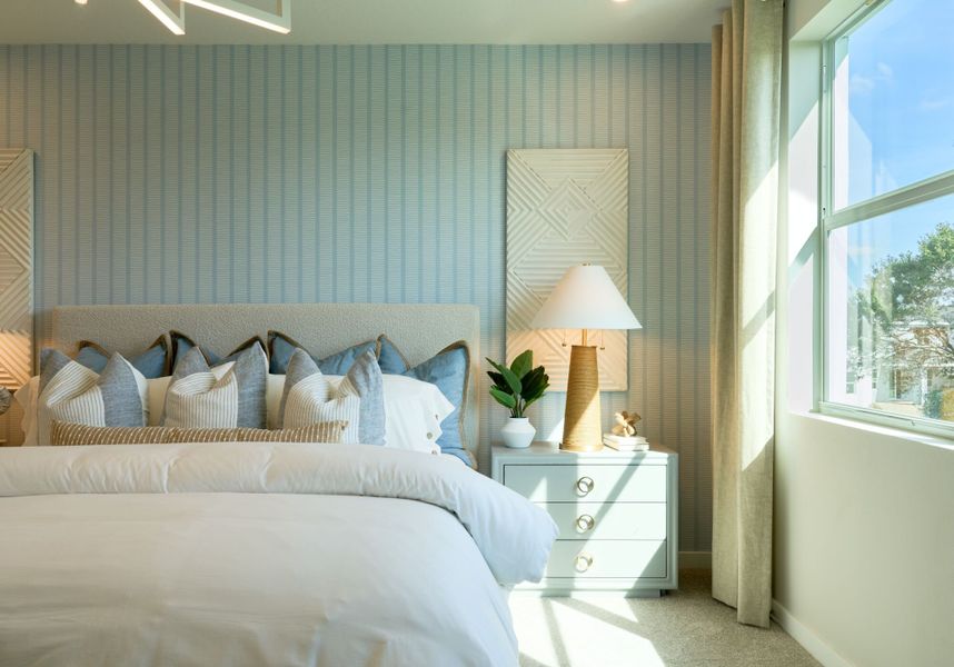 Representative furnished interior of a home built from the Emerald - WFH by Mattamy Homes in Forest – Townhomes, Lake Worth (Image 9).