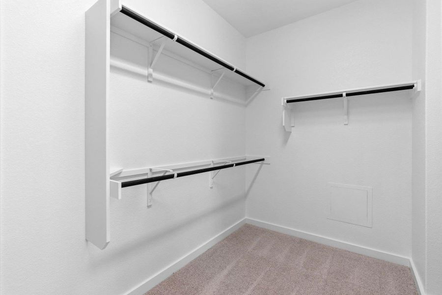 Walk-in closet in Primary Bedroom