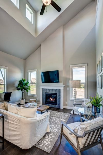 Representative furnished interior of a home built from the The Avalon by Landmark Homes in Vernazza, Windsor (Image 6).