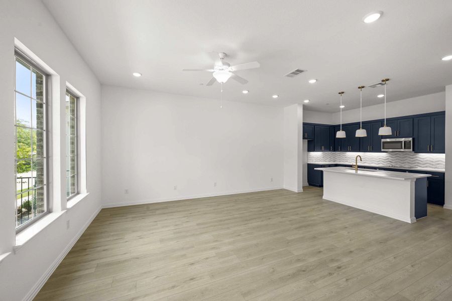 Open Kitchen-Living-Dining Room Open Kitchen-Living-Dining Room