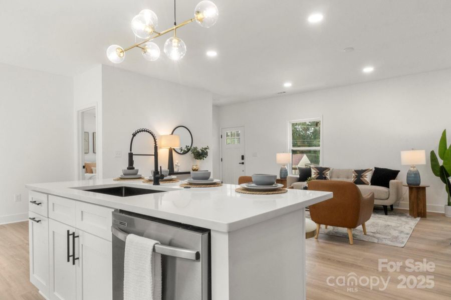 Furnished interior view inside a new home in , Dallas (Image 8). Furnished interior view inside a new home in , Dallas (Image 8).