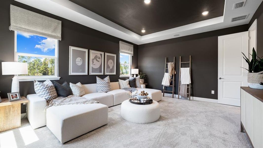 Furnished interior view inside a new home in Hammock at Two Rivers, Zephyrhills (Image 16).