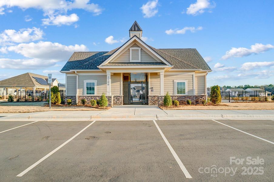 Front exterior of a new home in Waxhaw Landing, Monroe, NC, highlighting curb appeal (Image 1).