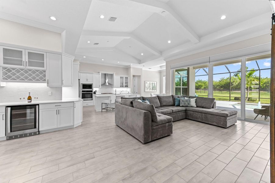 Furnished interior view inside a new home in Belterra, Port St. Lucie (Image 29).