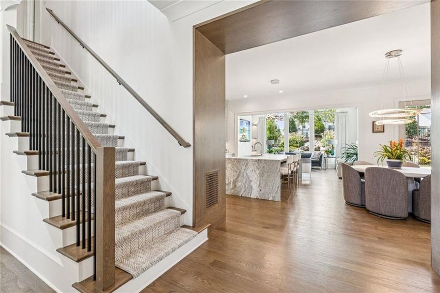 Furnished interior view inside a new home in , Alpharetta (Image 5).