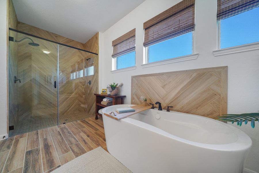 Owner's luxury bath shower