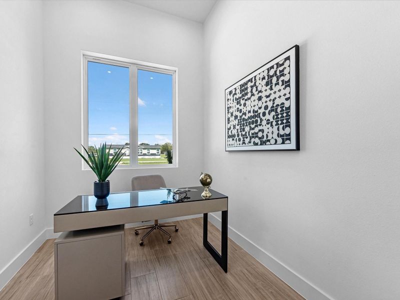 Furnished interior view inside a new home in , Dayton (Image 25).