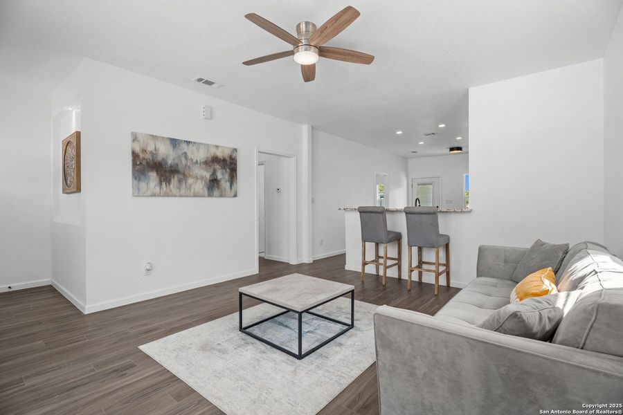 Furnished interior view inside a new home in , Canyon Lake (Image 6). Furnished interior view inside a new home in , Canyon Lake (Image 6).