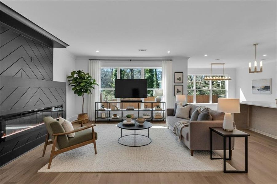 Furnished interior view inside a new home in , Hoschton (Image 49). Furnished interior view inside a new home in , Hoschton (Image 49).