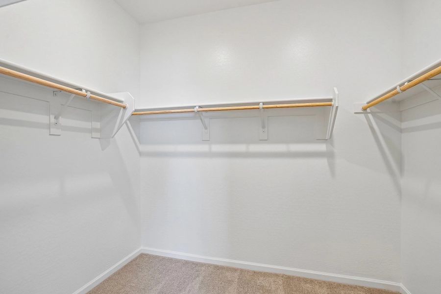 Primary walk in closet