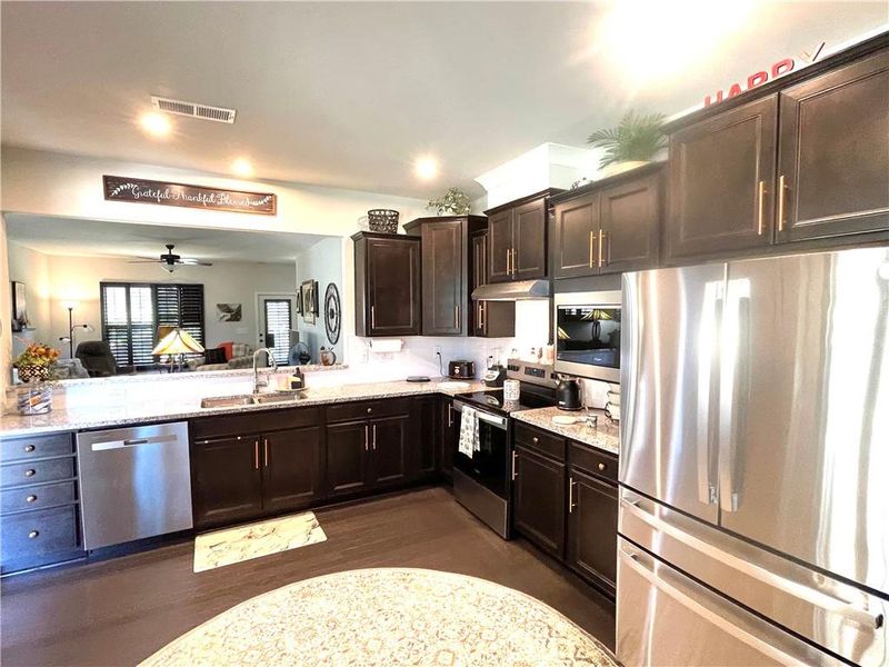 Furnished interior view inside a new home in , Hoschton (Image 51).