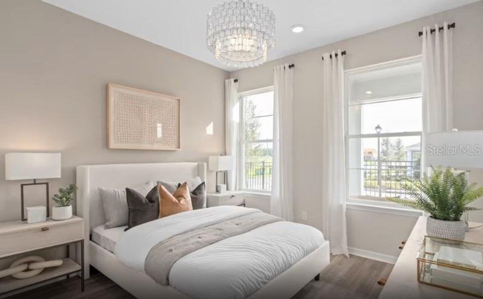 Furnished interior view inside a new home in Grandura, Sarasota (Image 6).