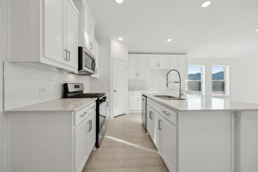 Furnished interior view inside a new home in Sicily, Princeton (Image 9).
