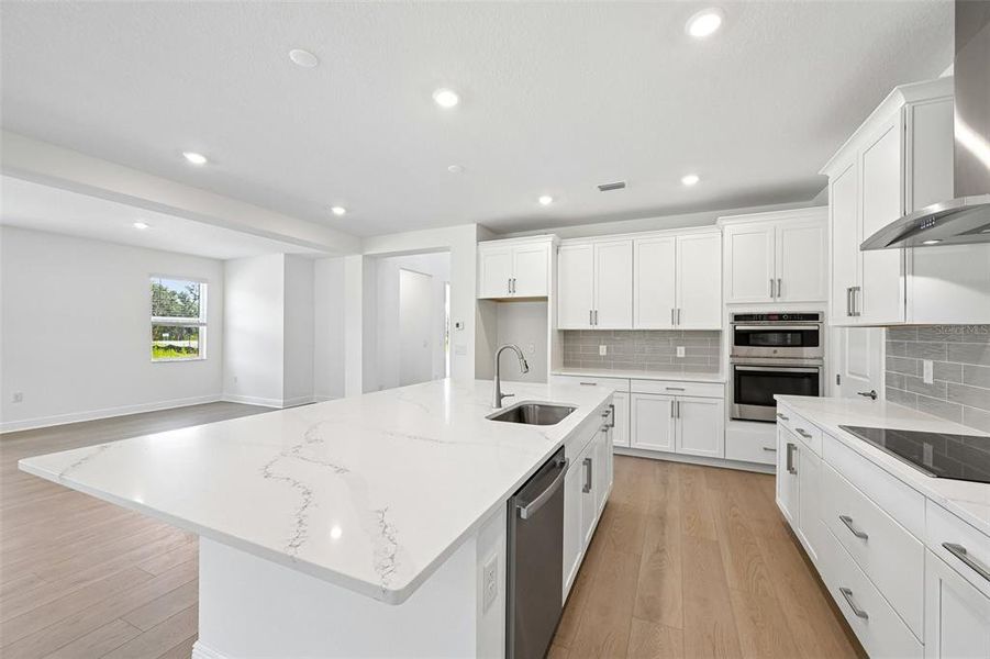 Furnished interior view inside a new home in Creeks Edge at Twin Rivers, Parrish (Image 10).