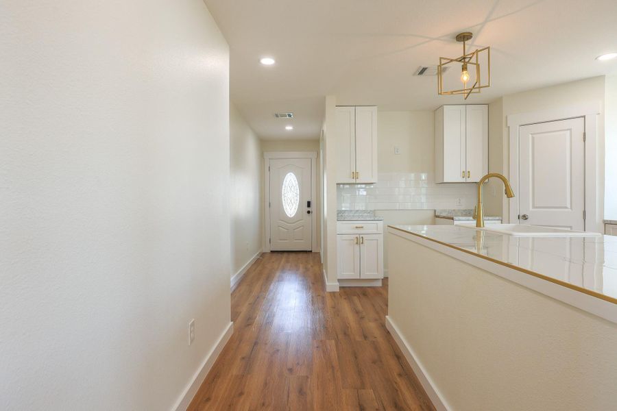 Furnished interior view inside a new home in , Cleveland (Image 13).