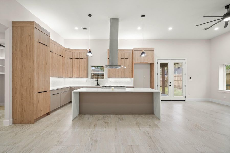 Furnished interior view inside a new home in , Houston (Image 13).