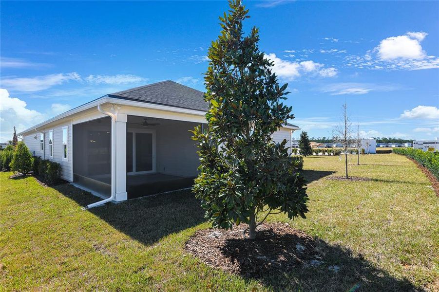 Exterior details and patio area of a home in Coastal Gardens, Palm Coast (Image 2). Exterior details and patio area of a home in Coastal Gardens, Palm Coast (Image 2).