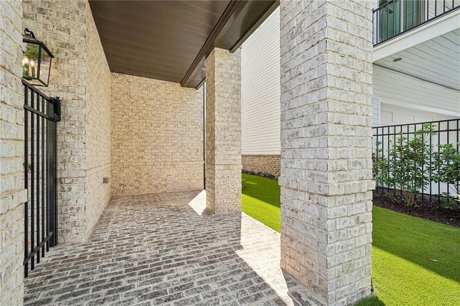 Exterior details and patio area of a home in Park Walke, Alpharetta (Image 4).