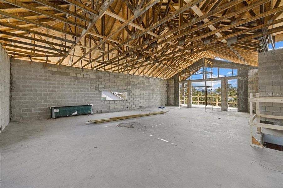 In-progress construction of a new home in , Sarasota, FL (Image 11).