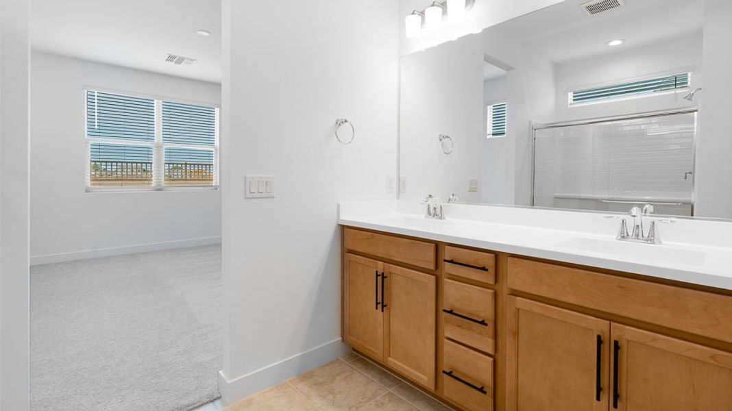 Furnished interior view inside a new home in Combs Ranch, San Tan Valley (Image 8).