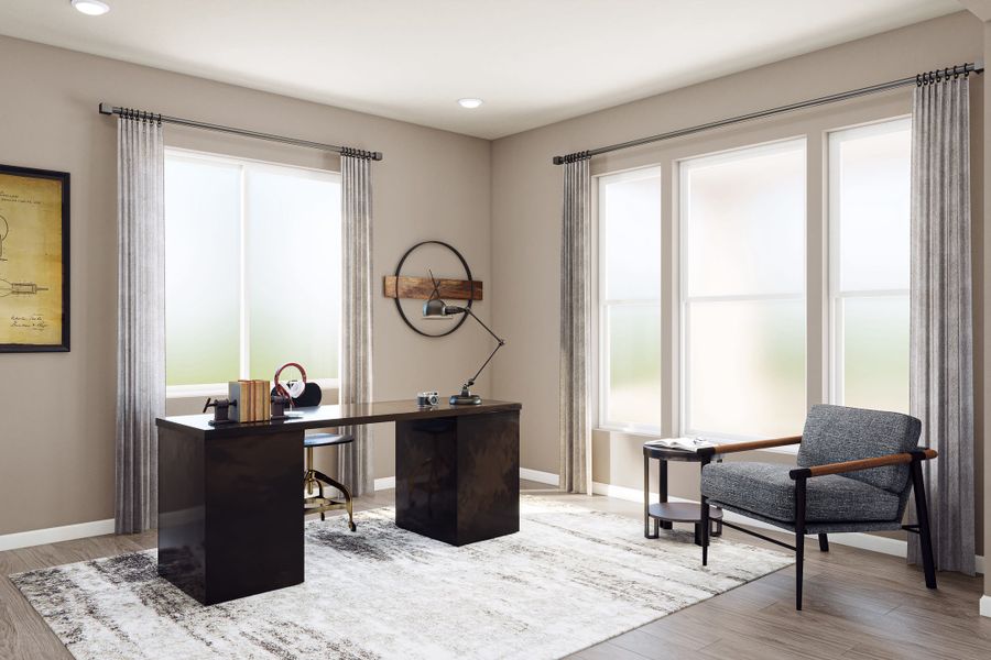 Representative furnished interior of a home built from the 3205 by Tri Pointe Homes in The Aurora Highlands, Aurora (Image 17). Representative furnished interior of a home built from the 3205 by Tri Pointe Homes in The Aurora Highlands, Aurora (Image 17).