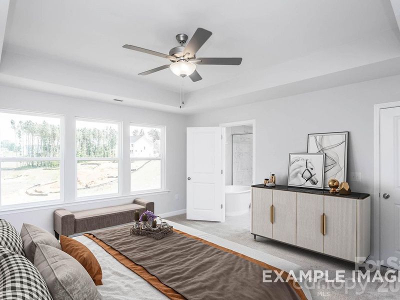 Furnished interior view inside a new home in Enclave at Belmont, Belmont (Image 15).