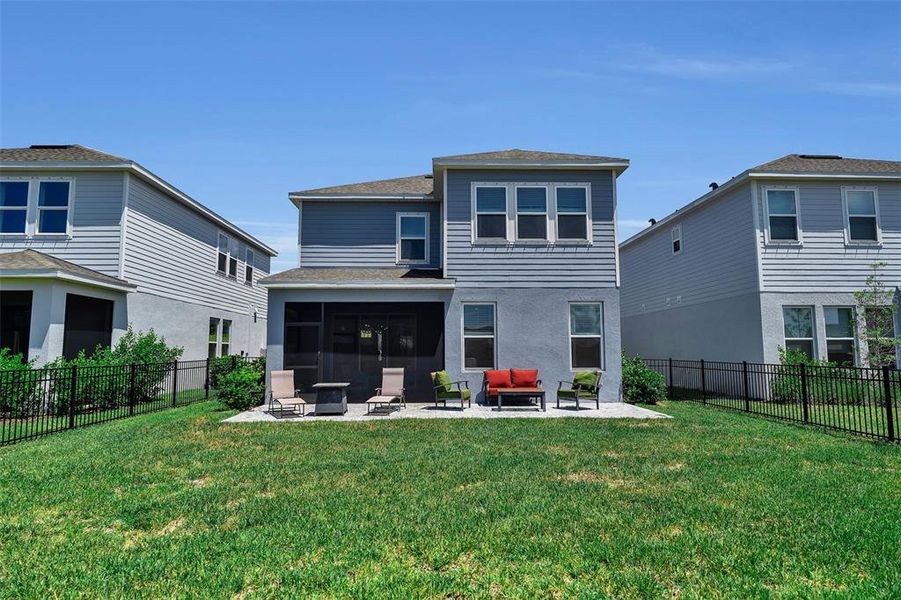 Exterior details and patio area of a home in , Nokomis (Image 29).