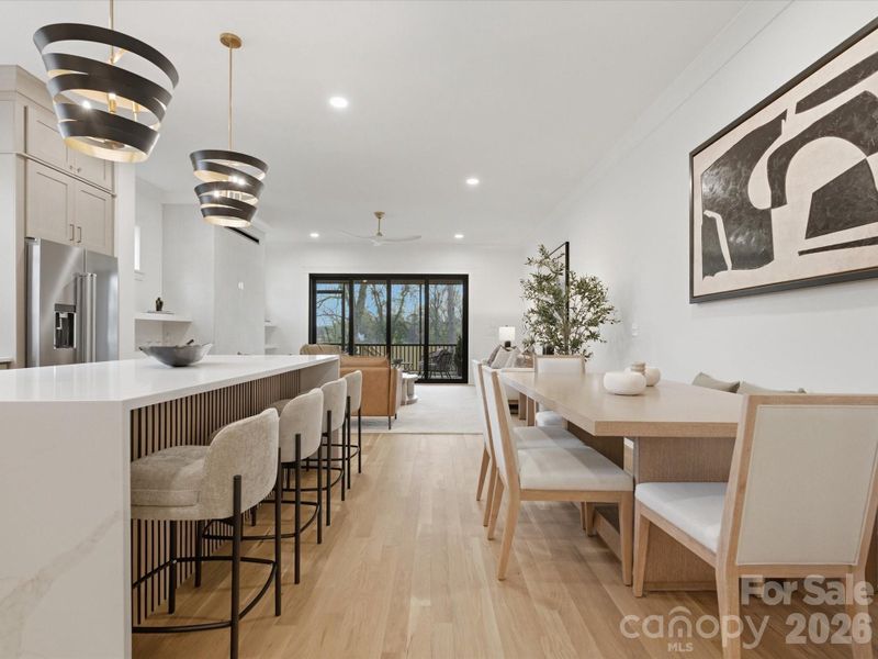 Furnished interior view inside a new home in , Charlotte (Image 17).