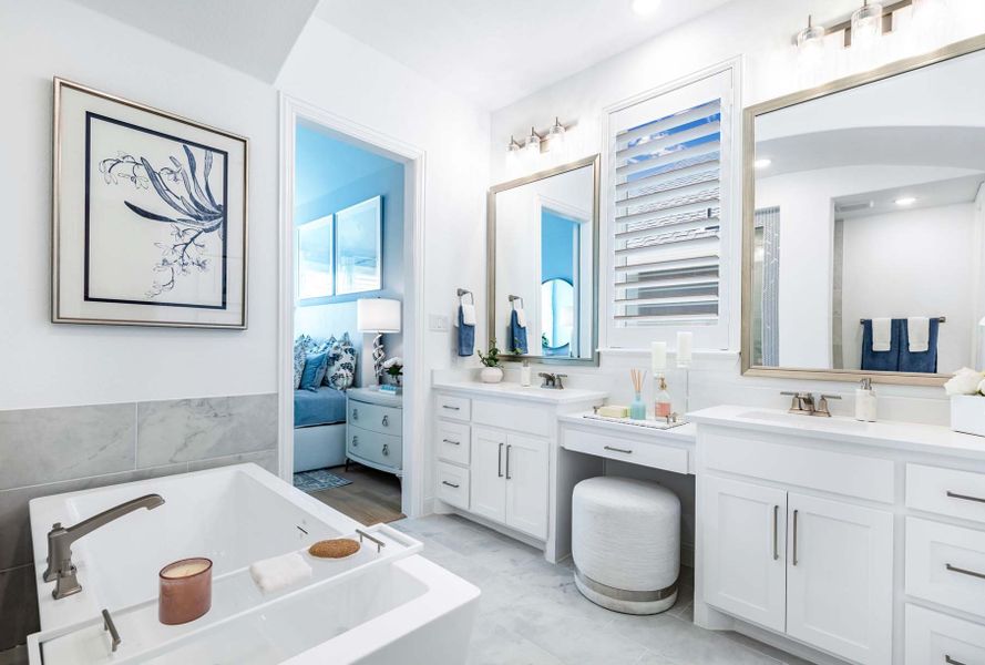 Representative Primary Bathroom - some options shown
