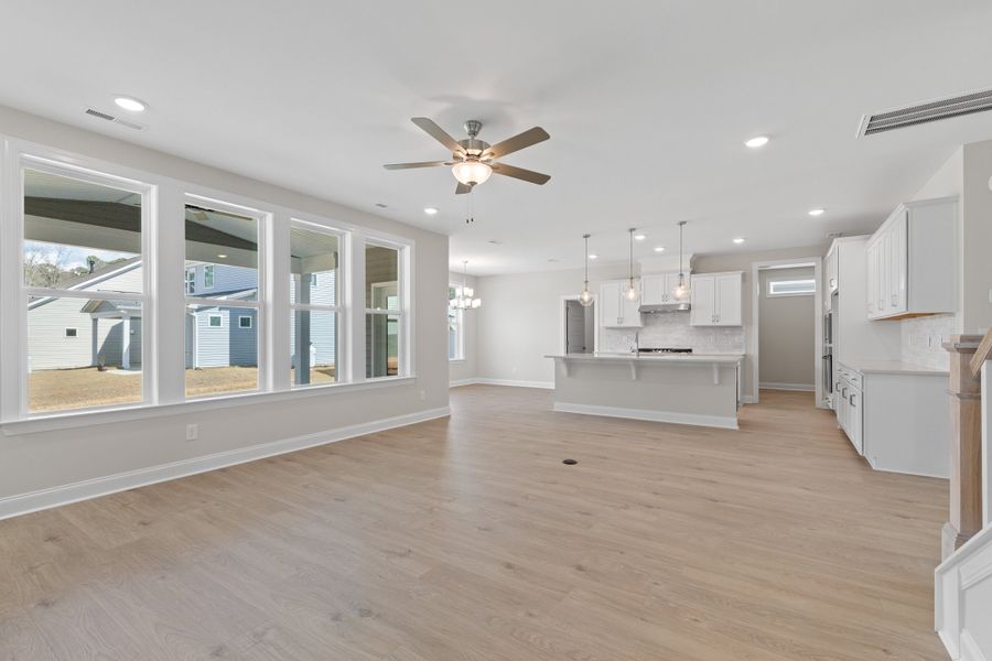 Representative unfurnished interior of a home built from the The Whitley by RobuckHomes in Kennebec Crossing, Angier (Image 108). Representative unfurnished interior of a home built from the The Whitley by RobuckHomes in Kennebec Crossing, Angier (Image 108).